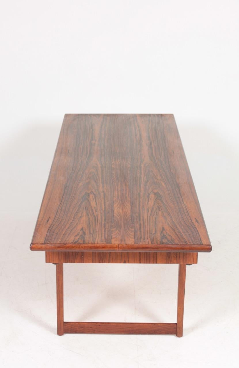 Midcentury Low Table in Rosewood, Made in Denmark, 1960s 3