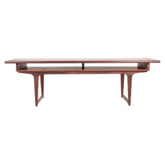 Midcentury Low Table in Rosewood, Made in Denmark, 1960s