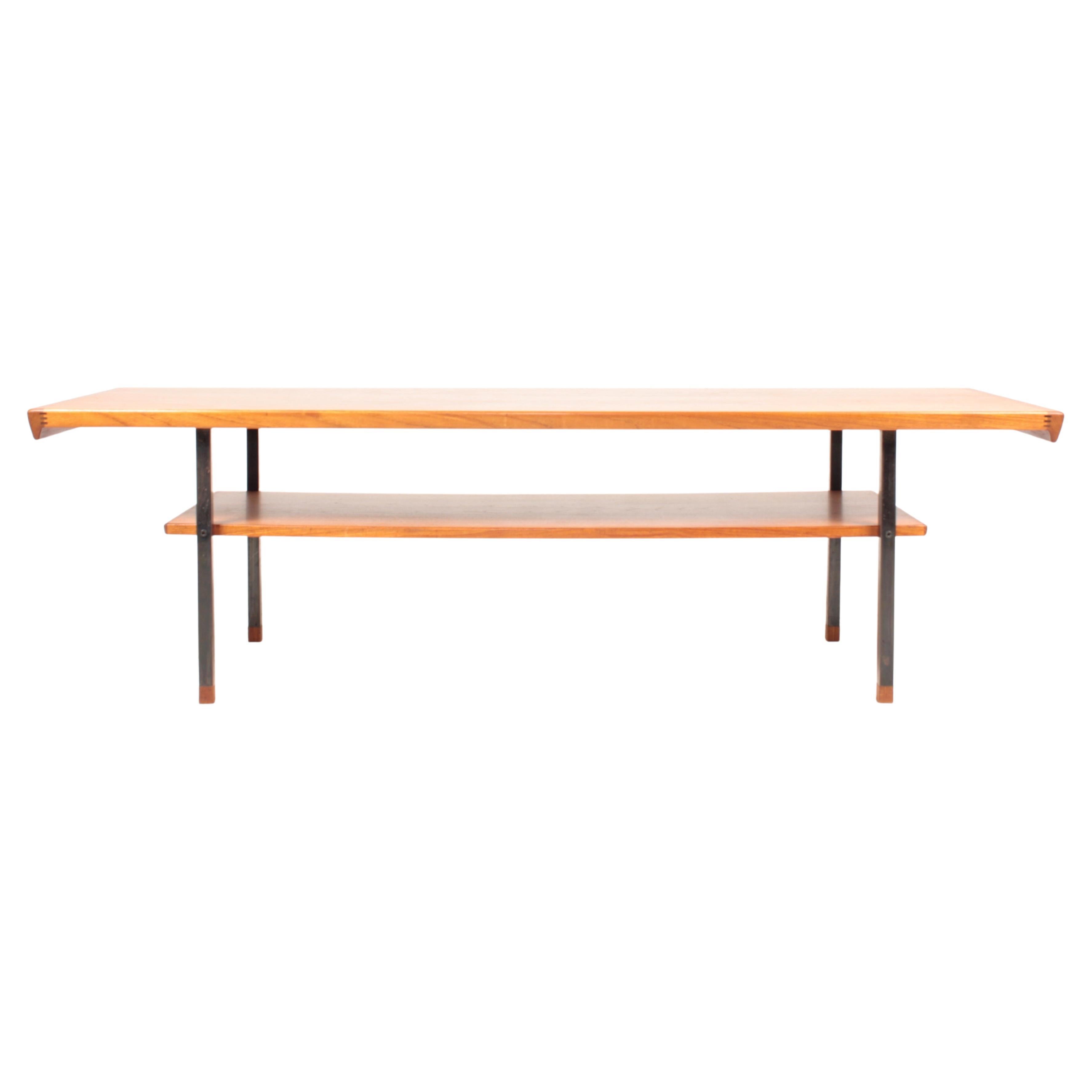 Midcentury Low Table in Teak by Hvidt & Mølgaard, Made in Denmark