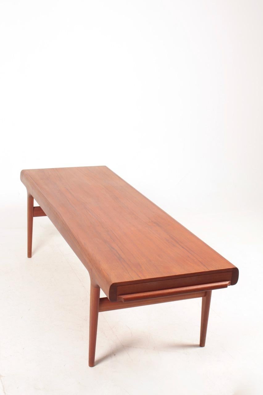 Midcentury Low Table in Teak, Designed by Johannes Andersen, Danish Design 1