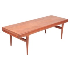 Midcentury Low Table in Teak, Designed by Johannes Andersen, Danish Design