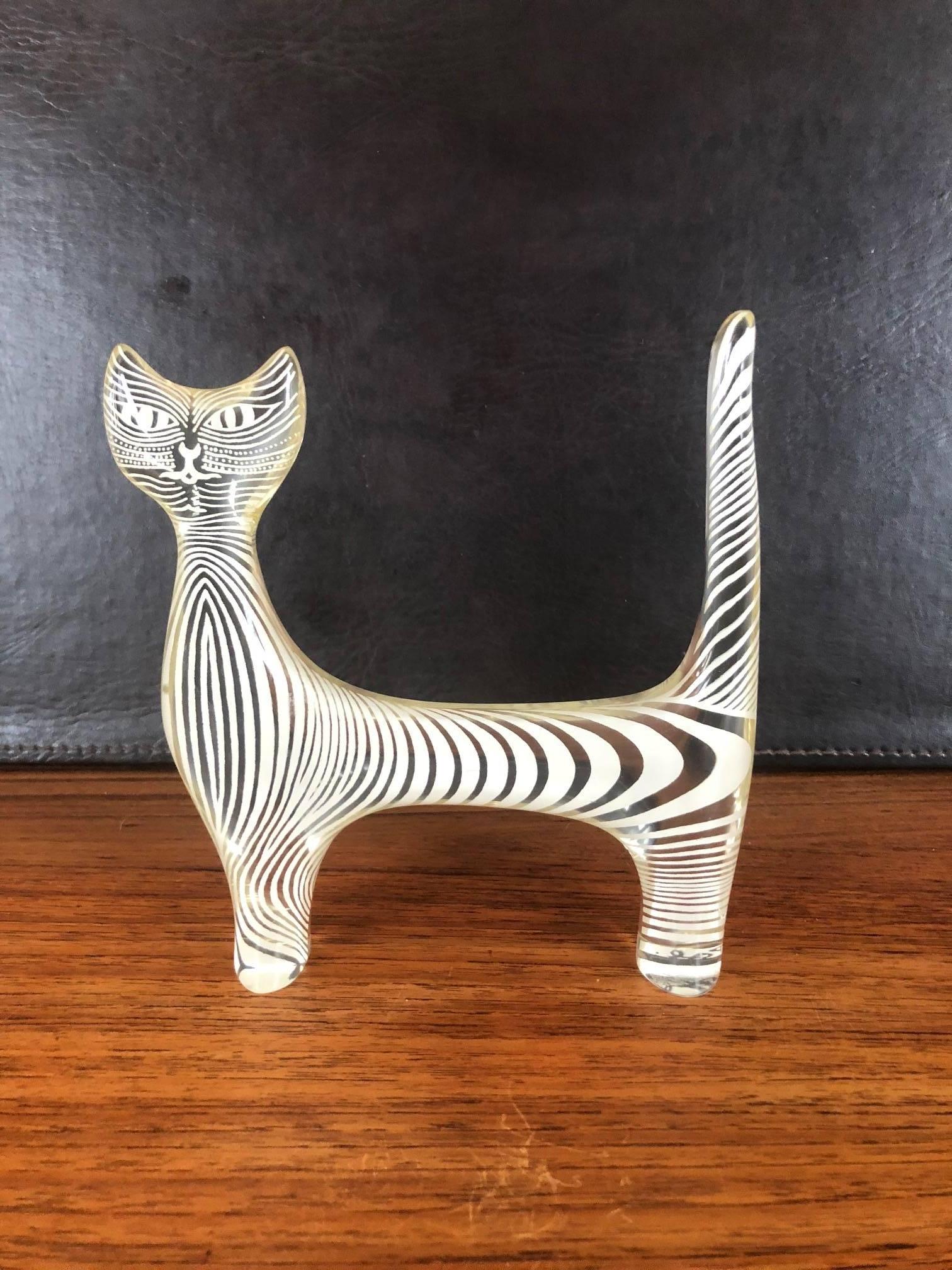 abraham palatnik lucite cat