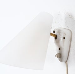 Aplique de pared Lucite de mediados de siglo