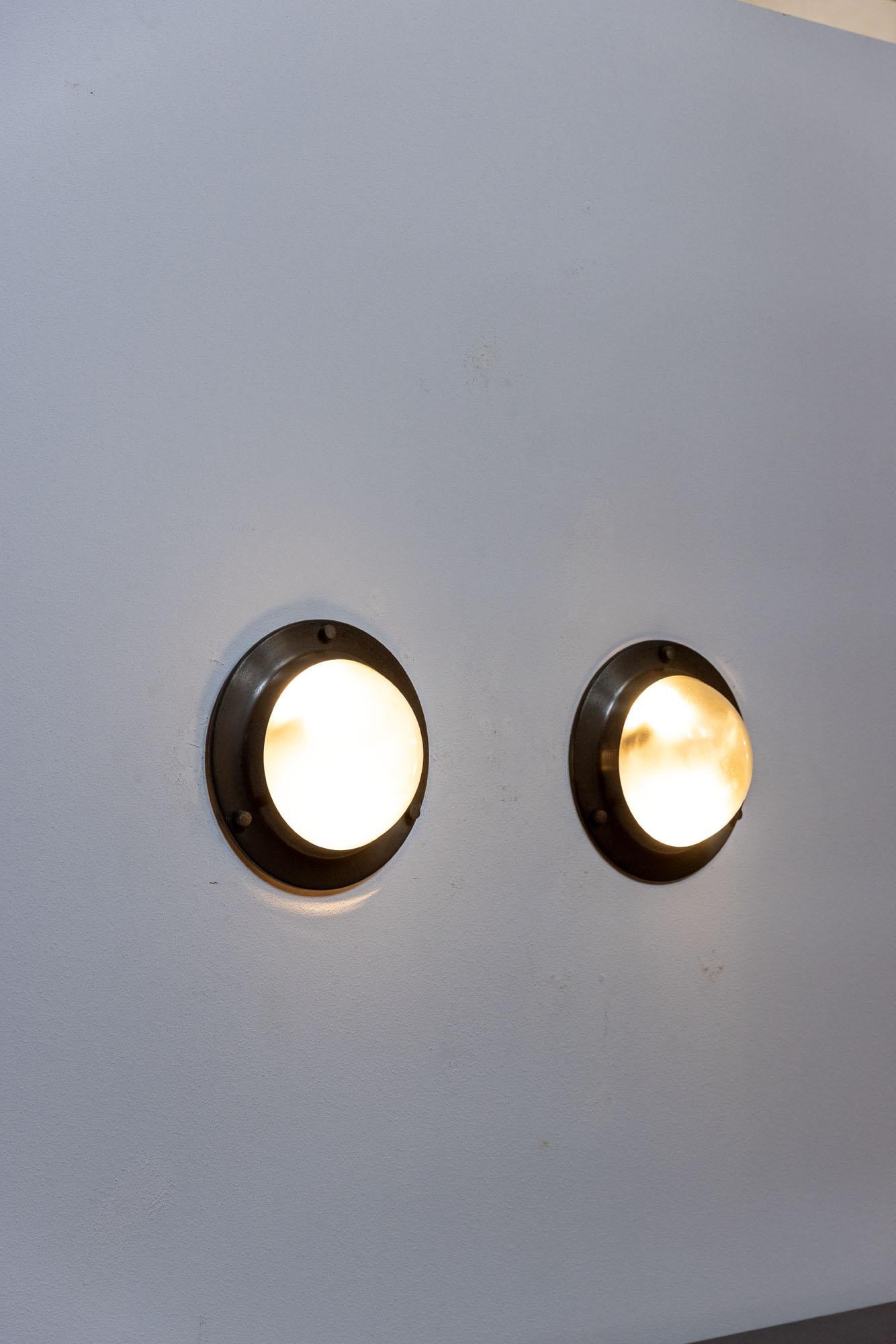Italian Midcentury Luigi Caccia Dominioni for Azucena Tommy 'LSP6' wall lights