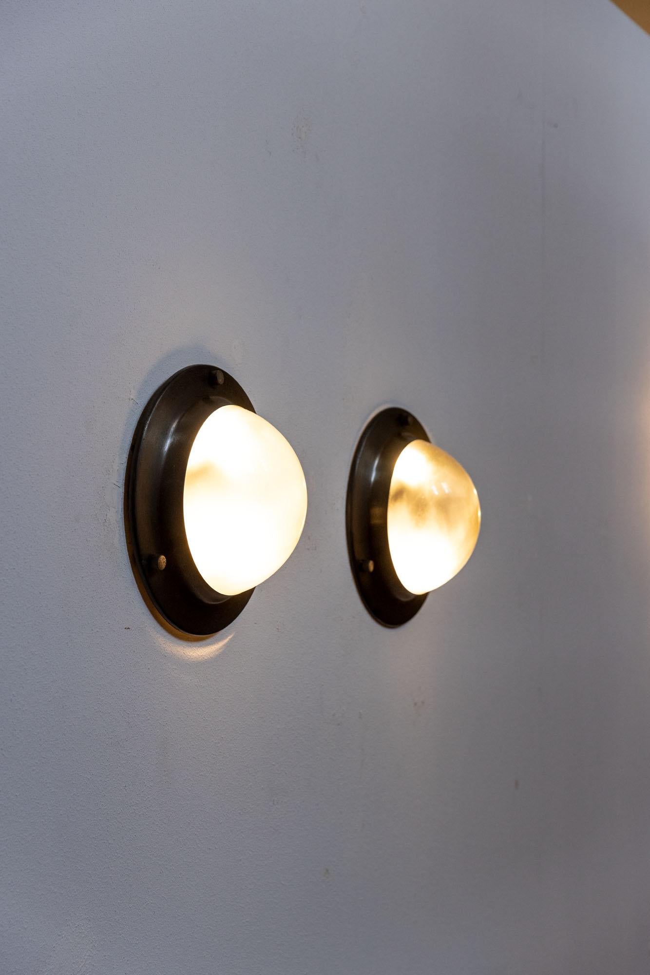 Mid-20th Century Midcentury Luigi Caccia Dominioni for Azucena Tommy 'LSP6' wall lights  For Sale