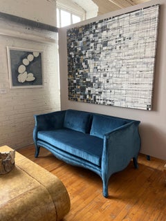 Midcentury Lutece Loveseat by Richard Himmel