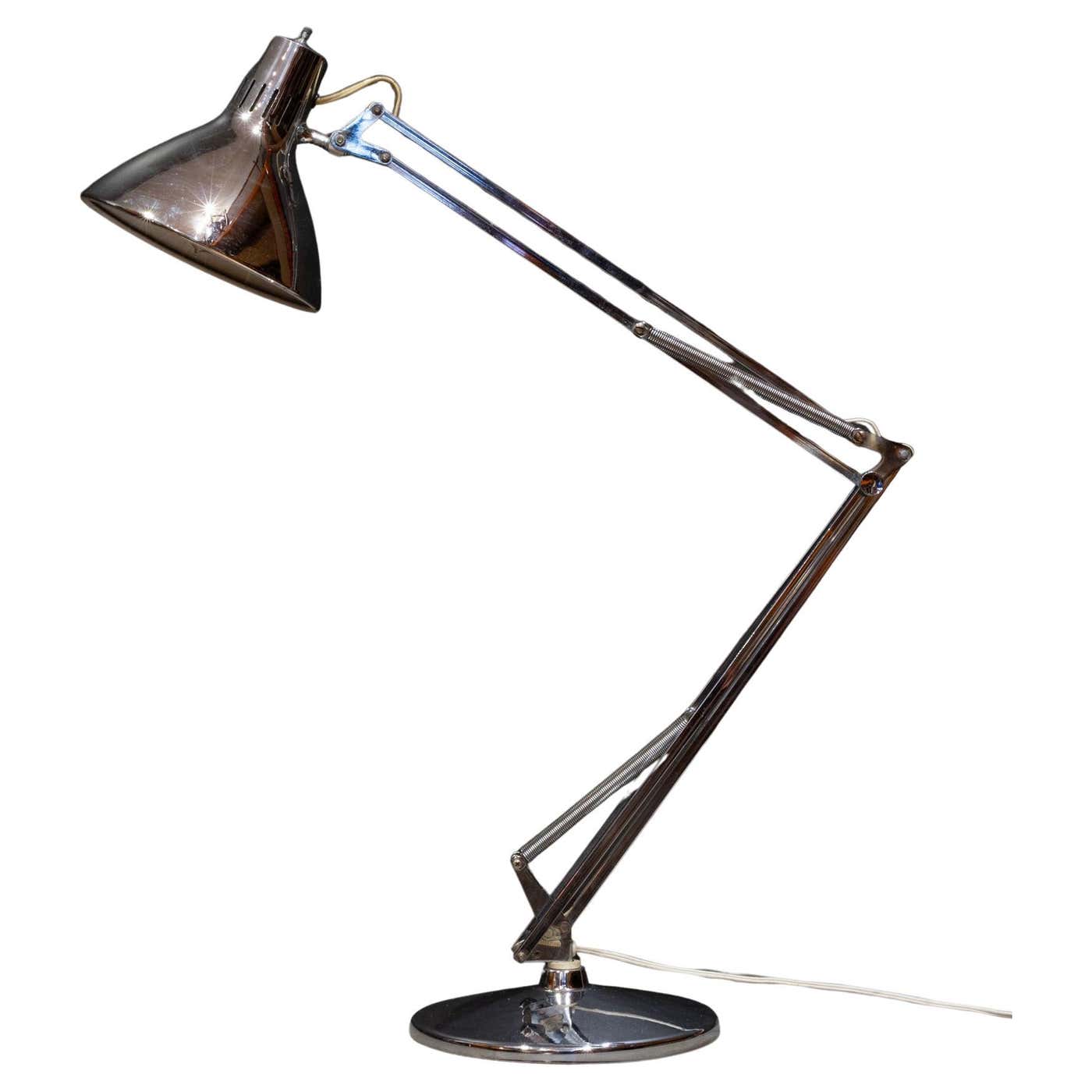 Midcentury Luxo L-1 Articulated Chrome Desk Task Lamp, circa 1960s For ...