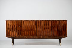 Enfilade en macassar du milieu du siècle, France, années 1960