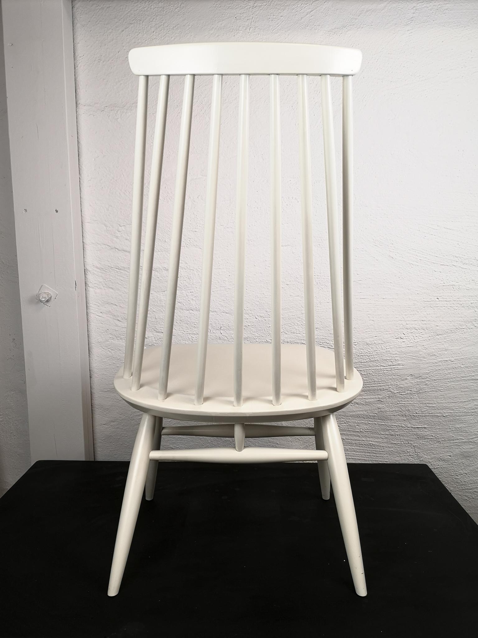 Wood Midcentury 'Mademoiselle' Chair Edsbyverken Ilmari Tapiovaara Sweden, 1959