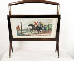 Midcentury Magazine Music or Newspaper Rack