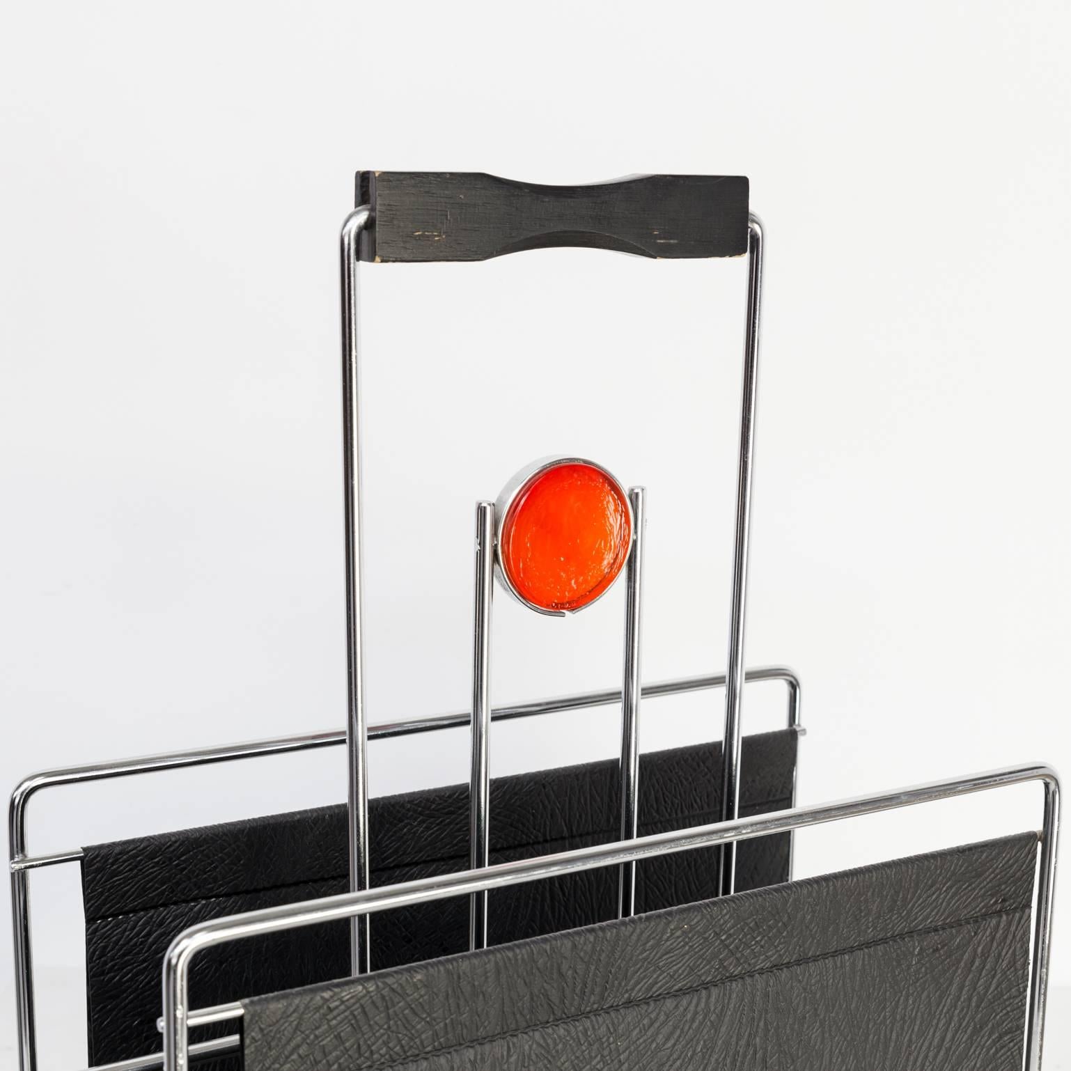 Mid-20th Century Midcentury Magazine Rack by Erik Hoglund For Sale