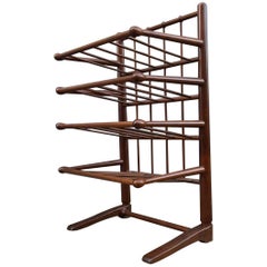 Midcentury Magazine Rack by Frits Henningsen for Andreas Tuck, Denmark, 1940s
