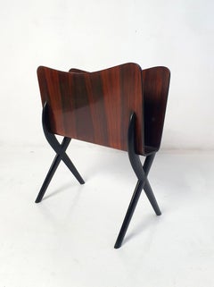 Midcentury Magazine Rack in the Manner of Ico Parisi, Italy