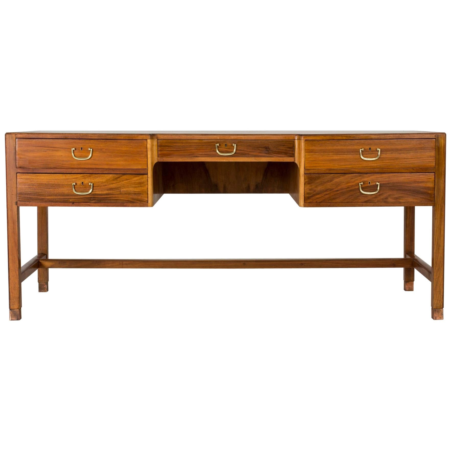 Midcentury Mahogany Desk by Josef Frank at 1stDibs