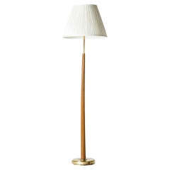 Mahagoni-Stehlampe aus der Jahrhundertmitte von Hans Bergström, Schweden, 1950er Jahre