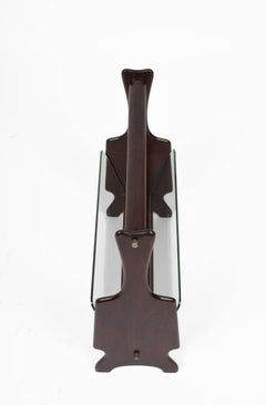 Midcentury Wood Italian Magazine Rack Attributed to Ico Parisi, 1950s