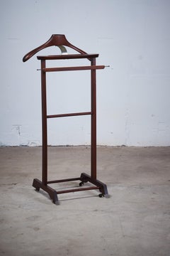 Midcentury Mahogany Valet, 1950s