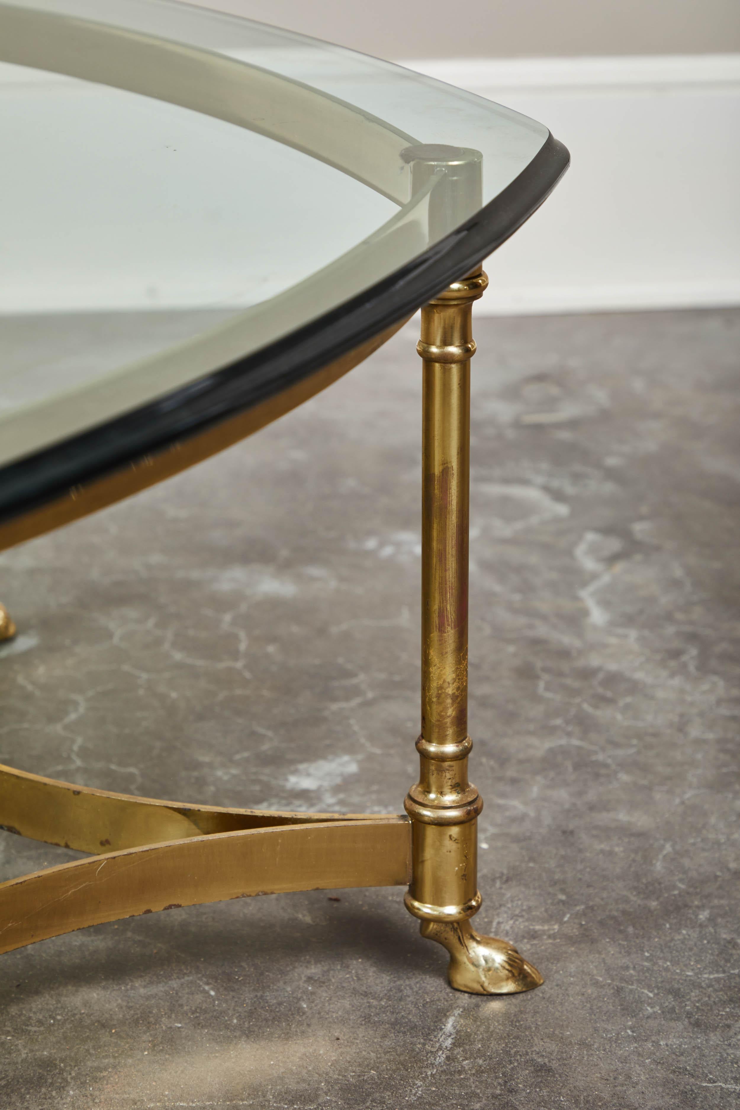 Midcentury Maison Jansen Style Coffee Table In Good Condition In San Marino, CA