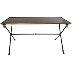 Midcentury Maison Ramsay Brass Cocktail or Coffee Table