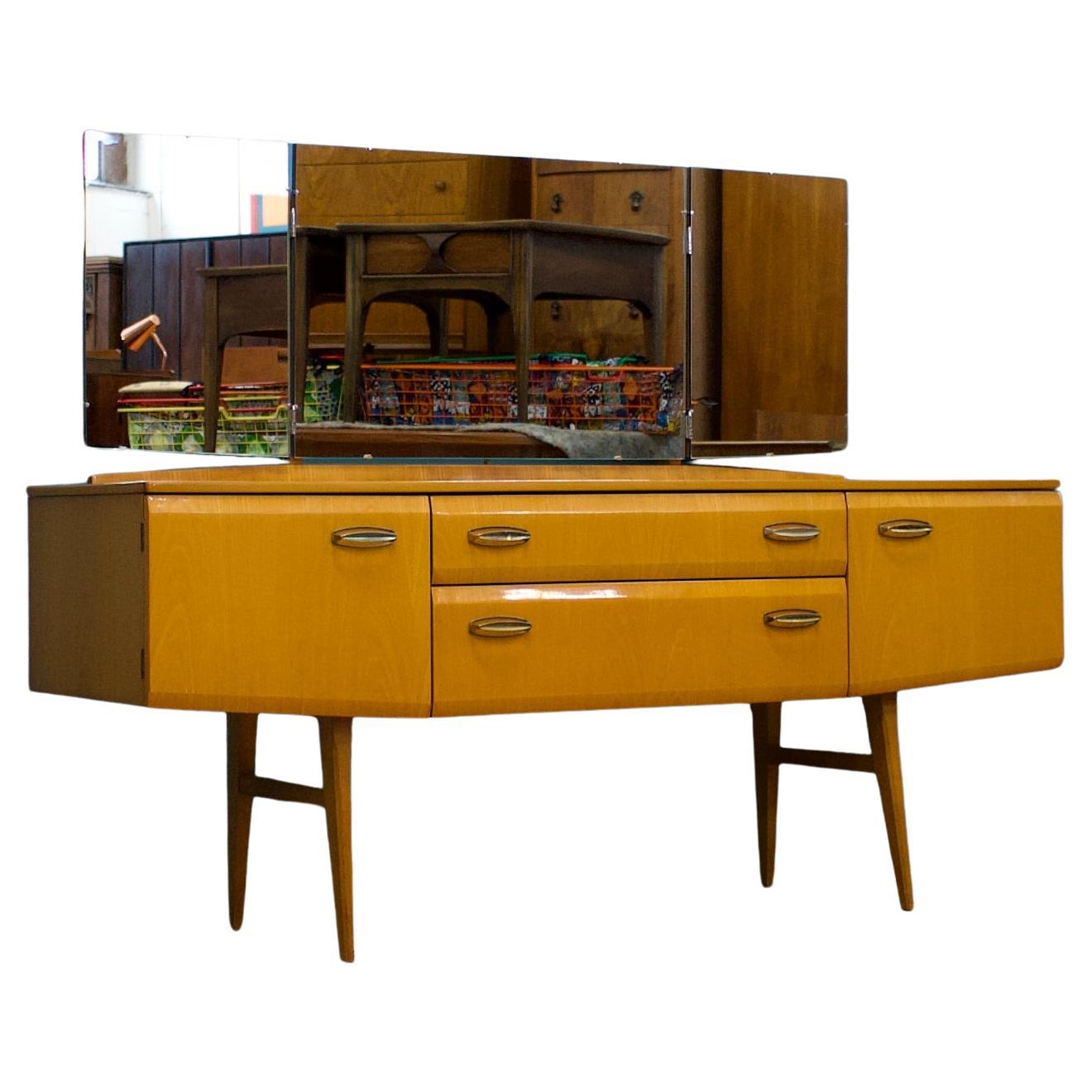 Midcentury, Maple Sideboard or Chest of Drawers by Meredew, 1960s For Sale