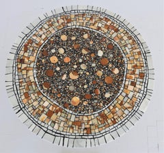 Midcentury Marble and Onyx Brutalist Coffee Table by Heinz Lilienthal, 1970s