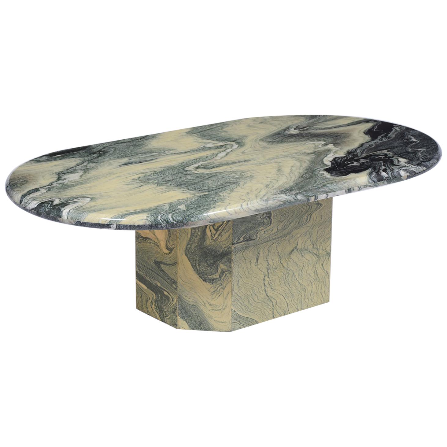 Midcentury Marble Cocktail Table