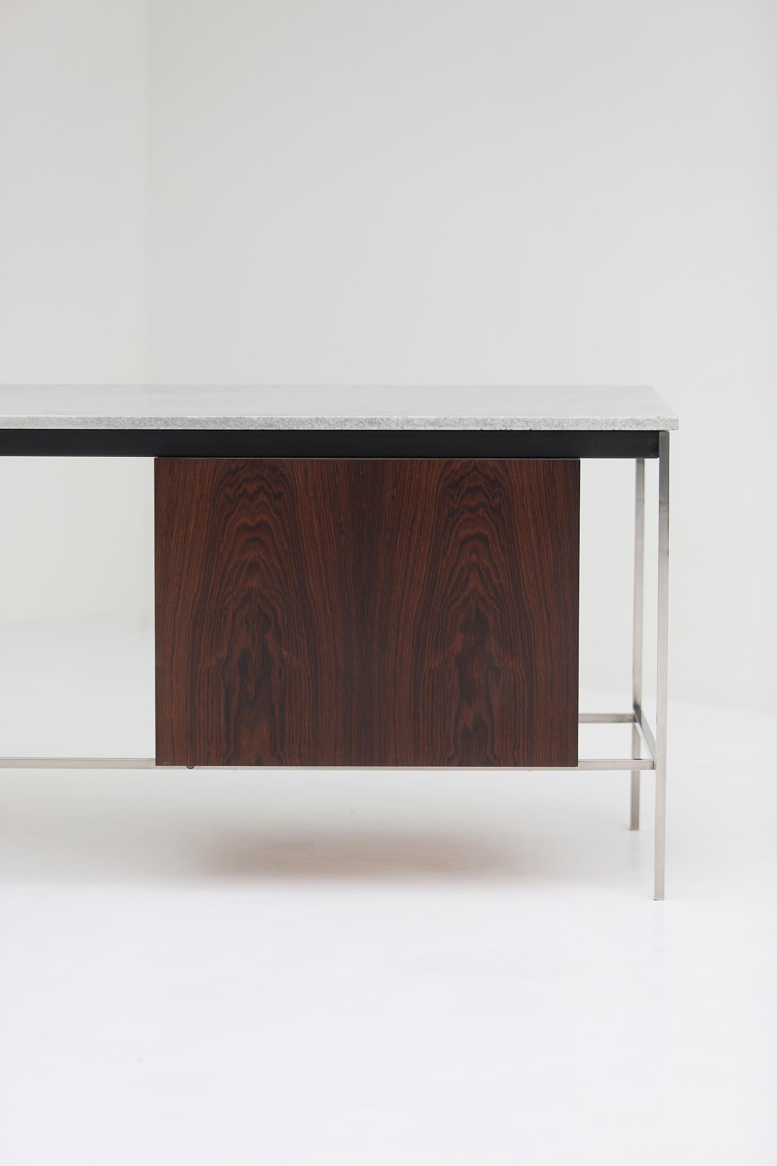 Midcentury Marble Vanity Table / Desk by Alfred Hendrix for Belform, 1960 5