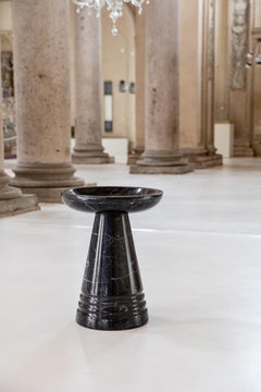 Midcentury Marble Vase Attributed to Angelo Mangiarotti, Italy 1970