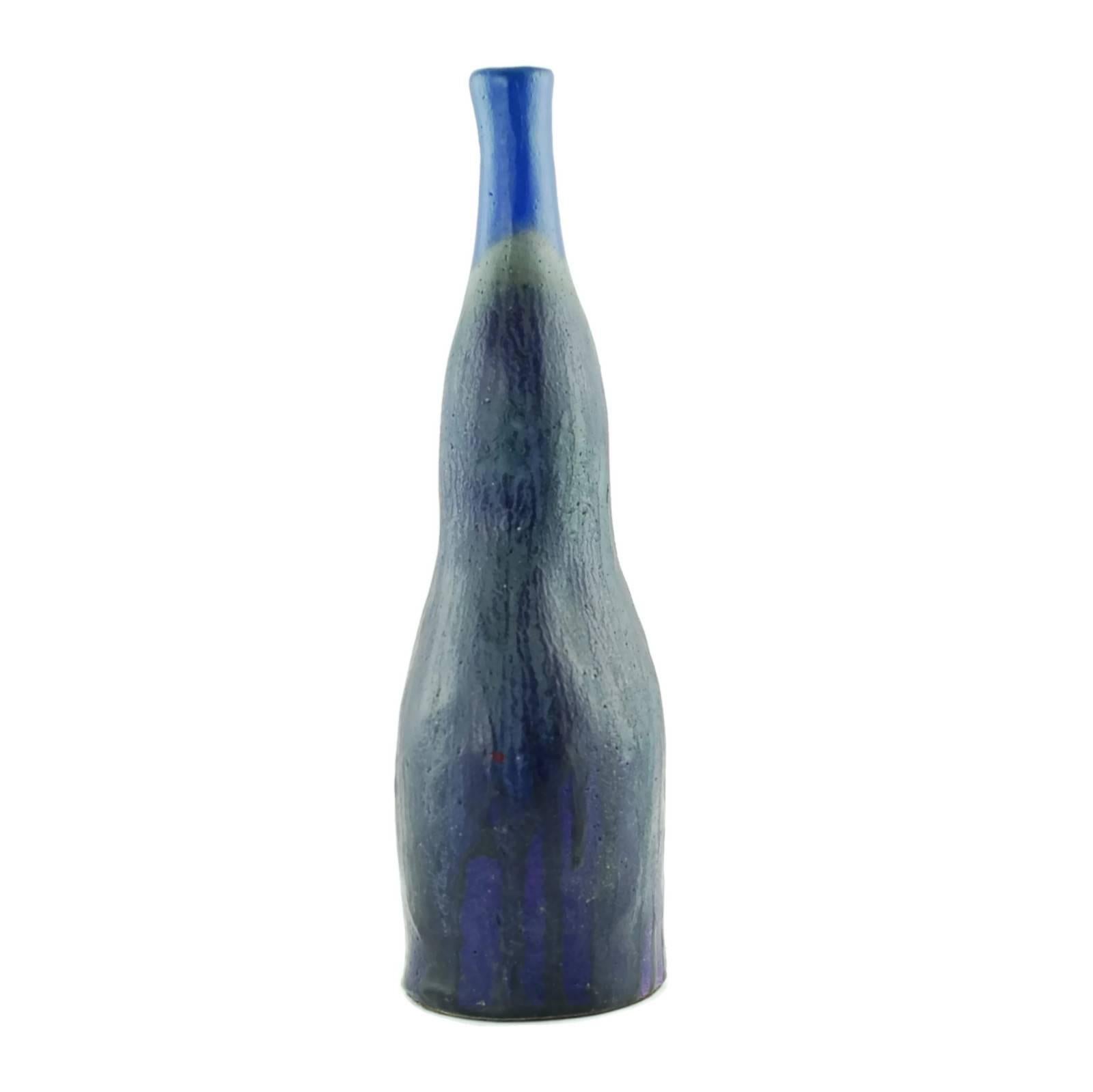 Italian Midcentury Marcello Fantoni for Raymor Double Gourd Form Vase For Sale