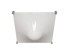 Midcentury Martinelli Luce "Bolla Light" White Acrylic Italian Sconce, 1960s