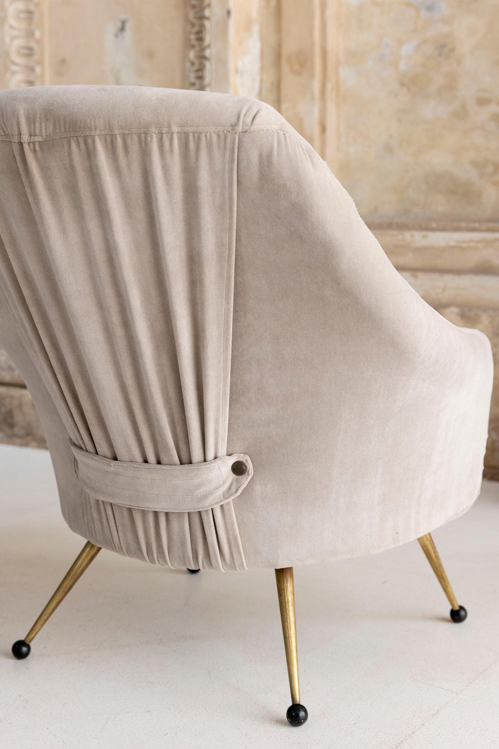 Midcentury Martingala armchairs designed by Marco Zanuso for Arflex, Italy 1950 4