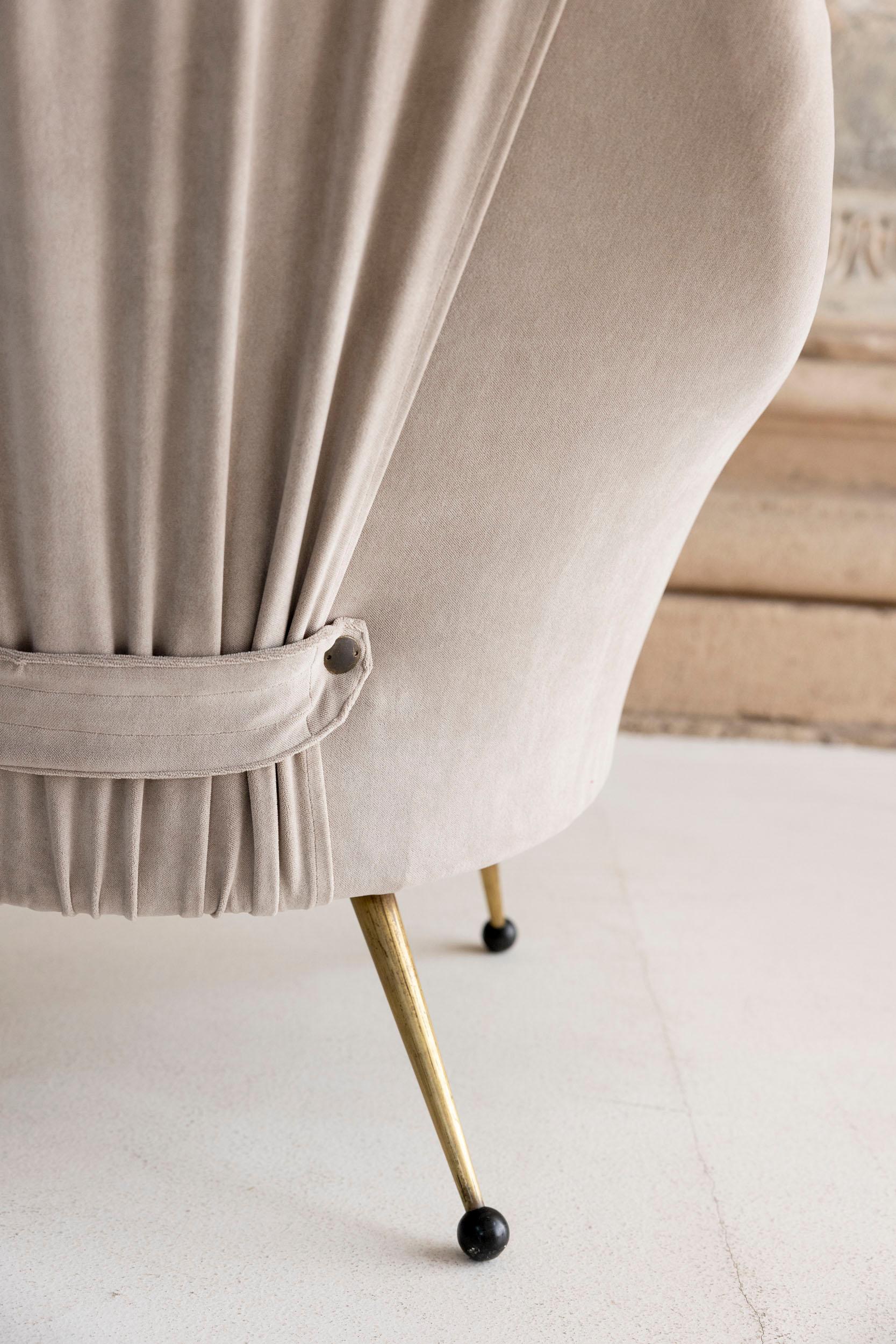 Midcentury Martingala armchairs designed by Marco Zanuso for Arflex, Italy 1950 5