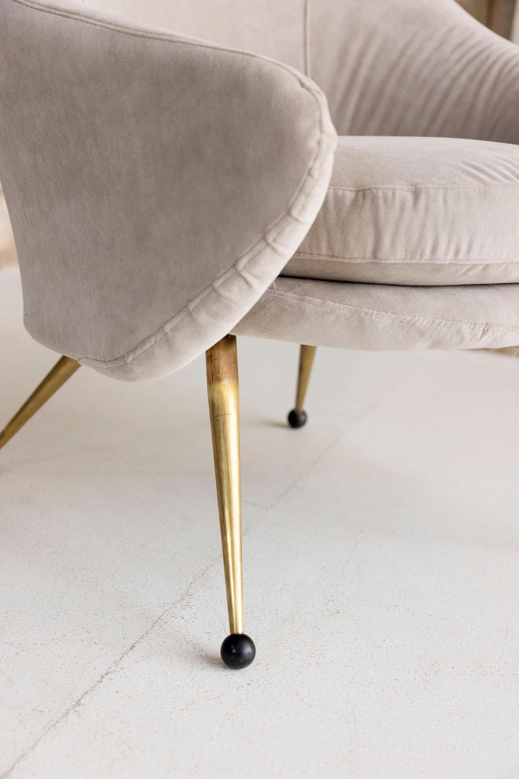 Midcentury Martingala armchairs designed by Marco Zanuso for Arflex, Italy 1950 9