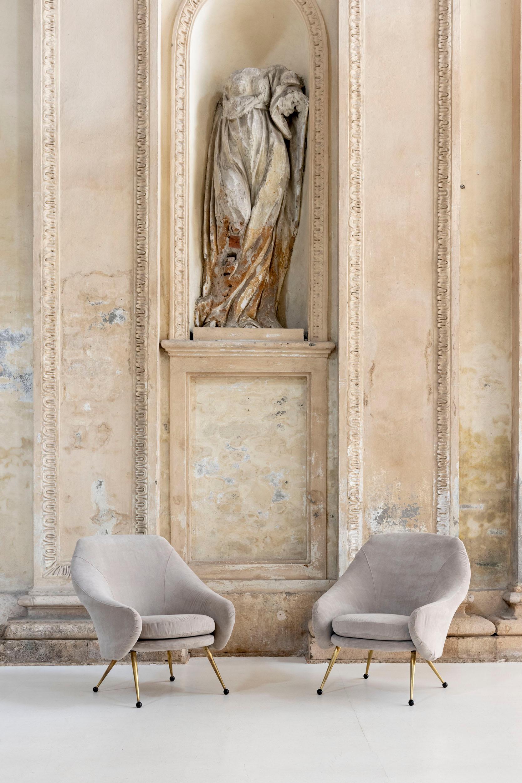Mid-Century Modern Midcentury Martingala armchairs designed by Marco Zanuso for Arflex, Italy 1950