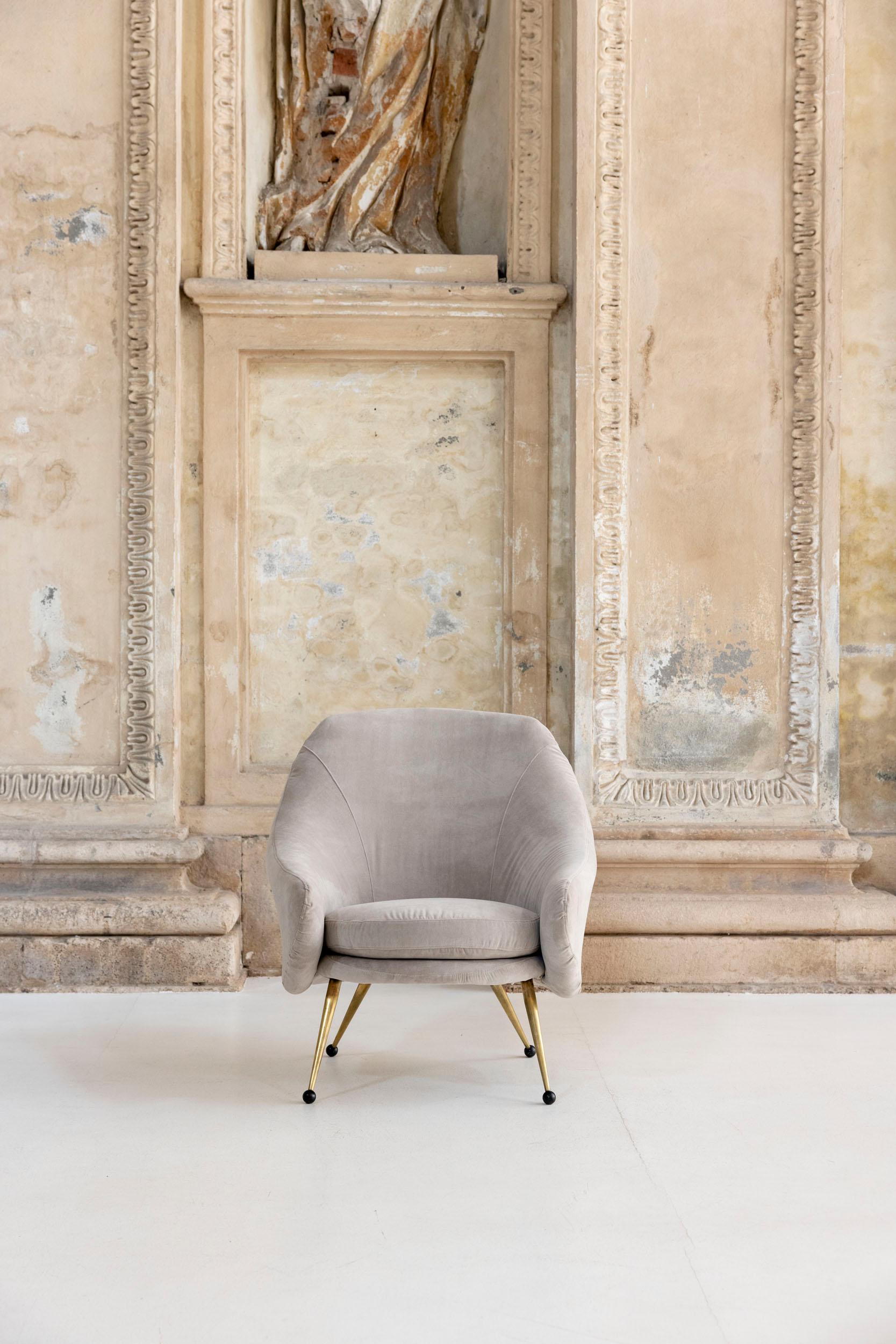 Italian Midcentury Martingala armchairs designed by Marco Zanuso for Arflex, Italy 1950