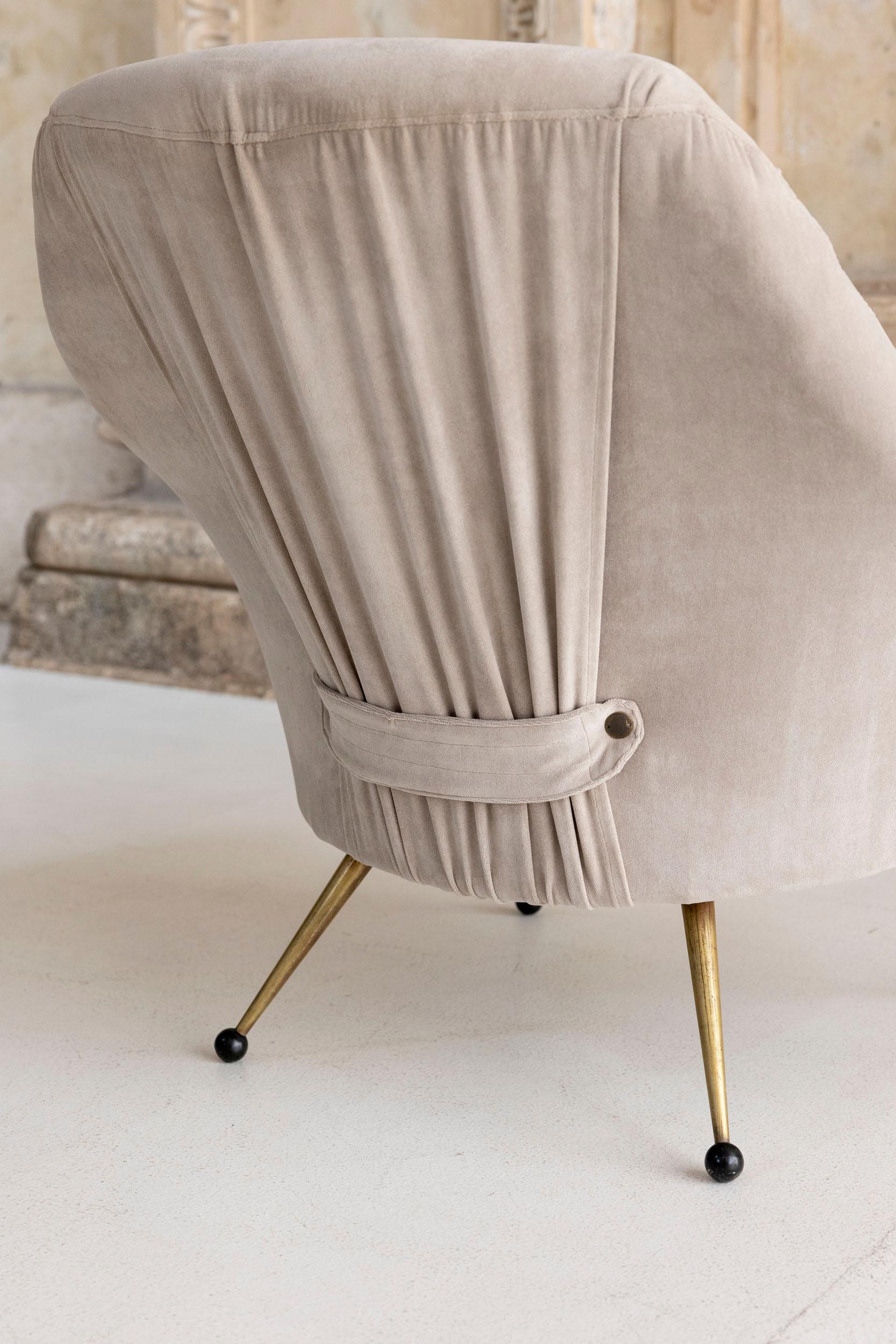 Midcentury Martingala armchairs designed by Marco Zanuso for Arflex, Italy 1950 3