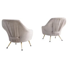 Midcentury Martingala armchairs designed by Marco Zanuso for Arflex, Italy 1950