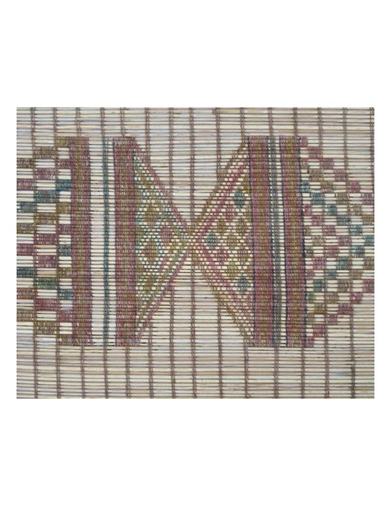 Mid-Century Modern Midcentury Mauritanian Tuareg Mat 6' x 9'4