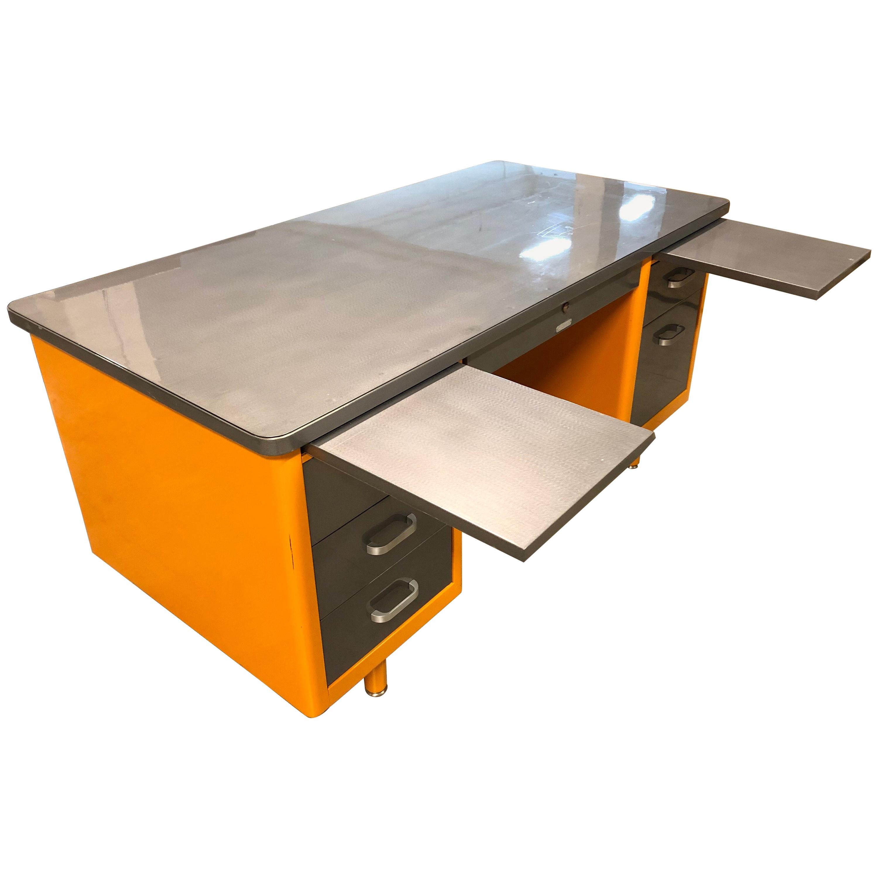 Midcentury McDowell & Craig Tanker Desk For Sale