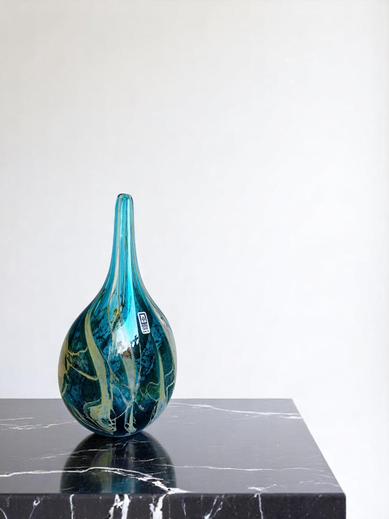 Mid-20th Century Midcentury Mdina Glass 