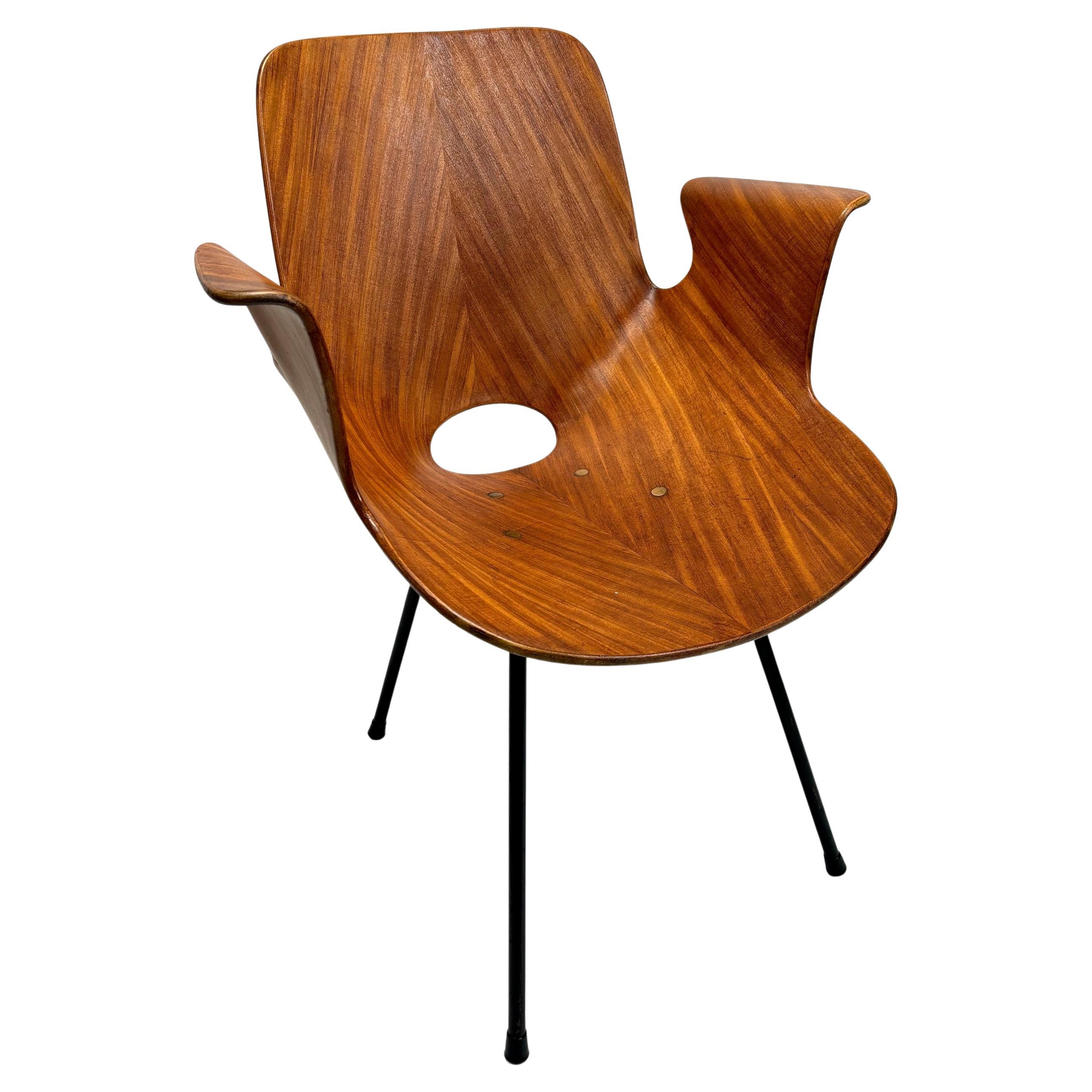 Midcentury Medea Armchair by Vittorio Nobili for Fratelli Tagliabue, Italy, 1956