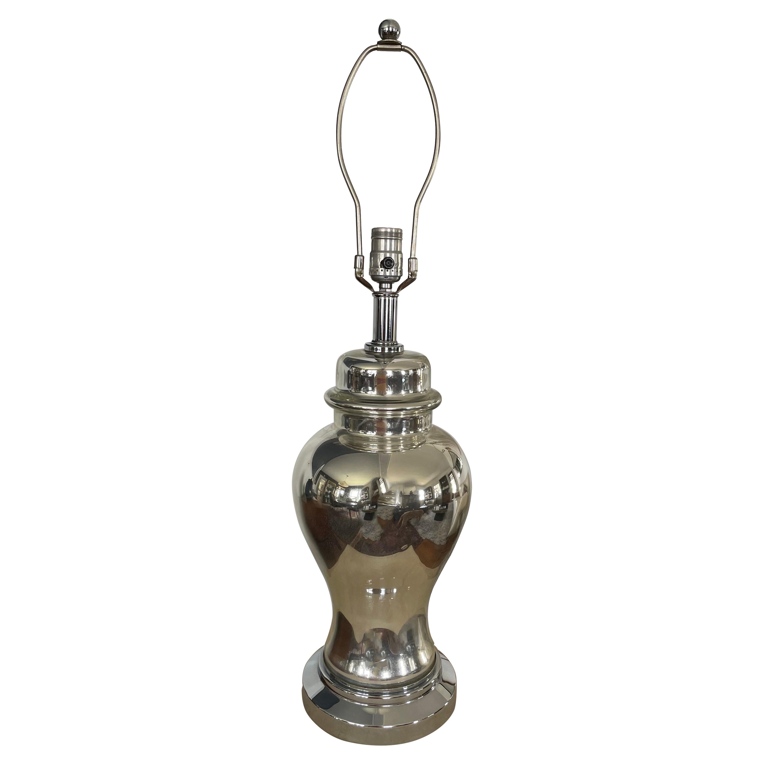 Mid Century Quecksilber Glas Krug Lampe