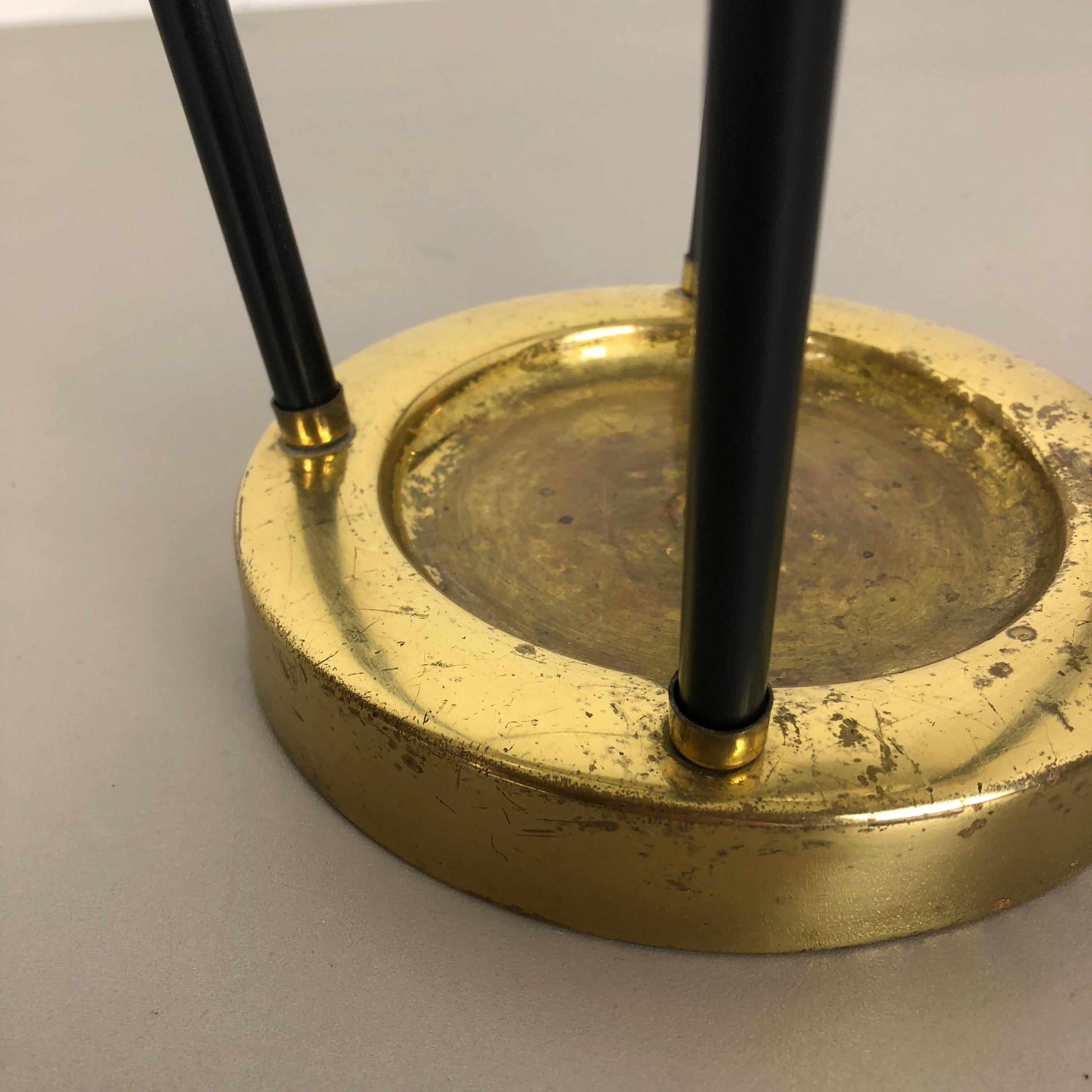 Midcentury Metal Brass Hollywood Regency Umbrella Stand, Germany, 1950s For Sale 1