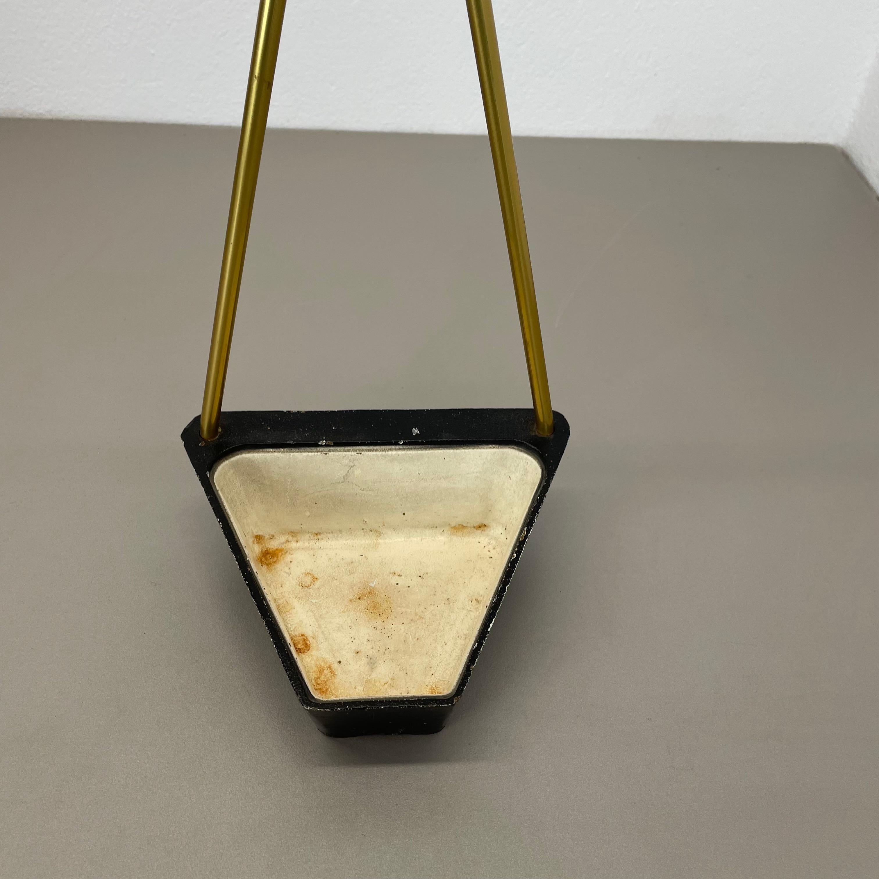 Midcentury Metal Brass Hollywood Regency Umbrella Stand, Germany, 1950s, Nr. 3 For Sale 11