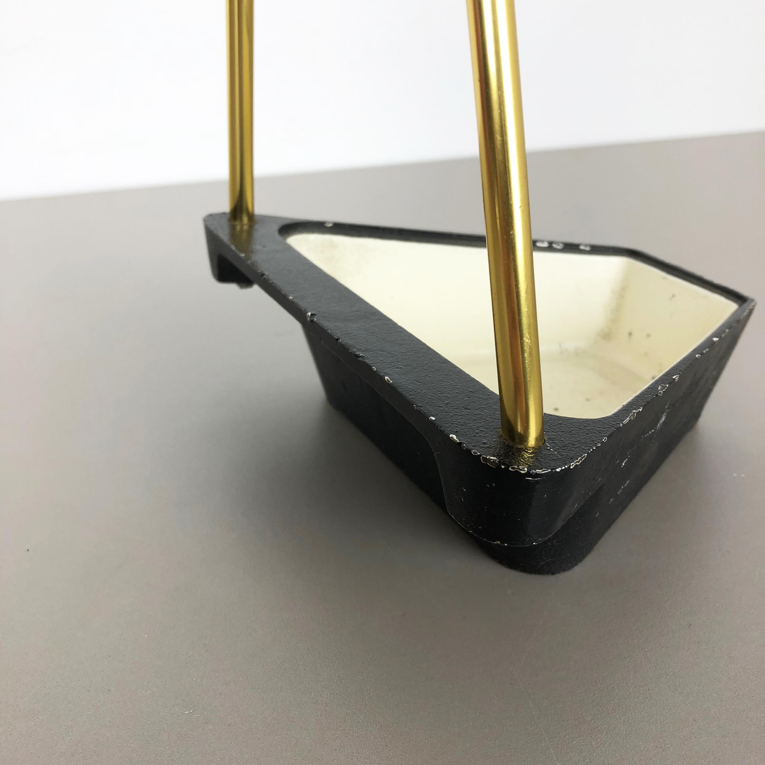 Midcentury Metal Brass Umbrella Stand, Germany, 1950s, Nr. 1 For Sale 3