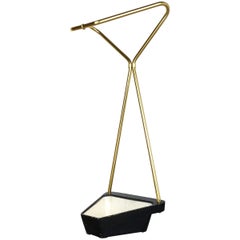 Used Midcentury Metal Brass Umbrella Stand, Germany, 1950s, Nr. 1