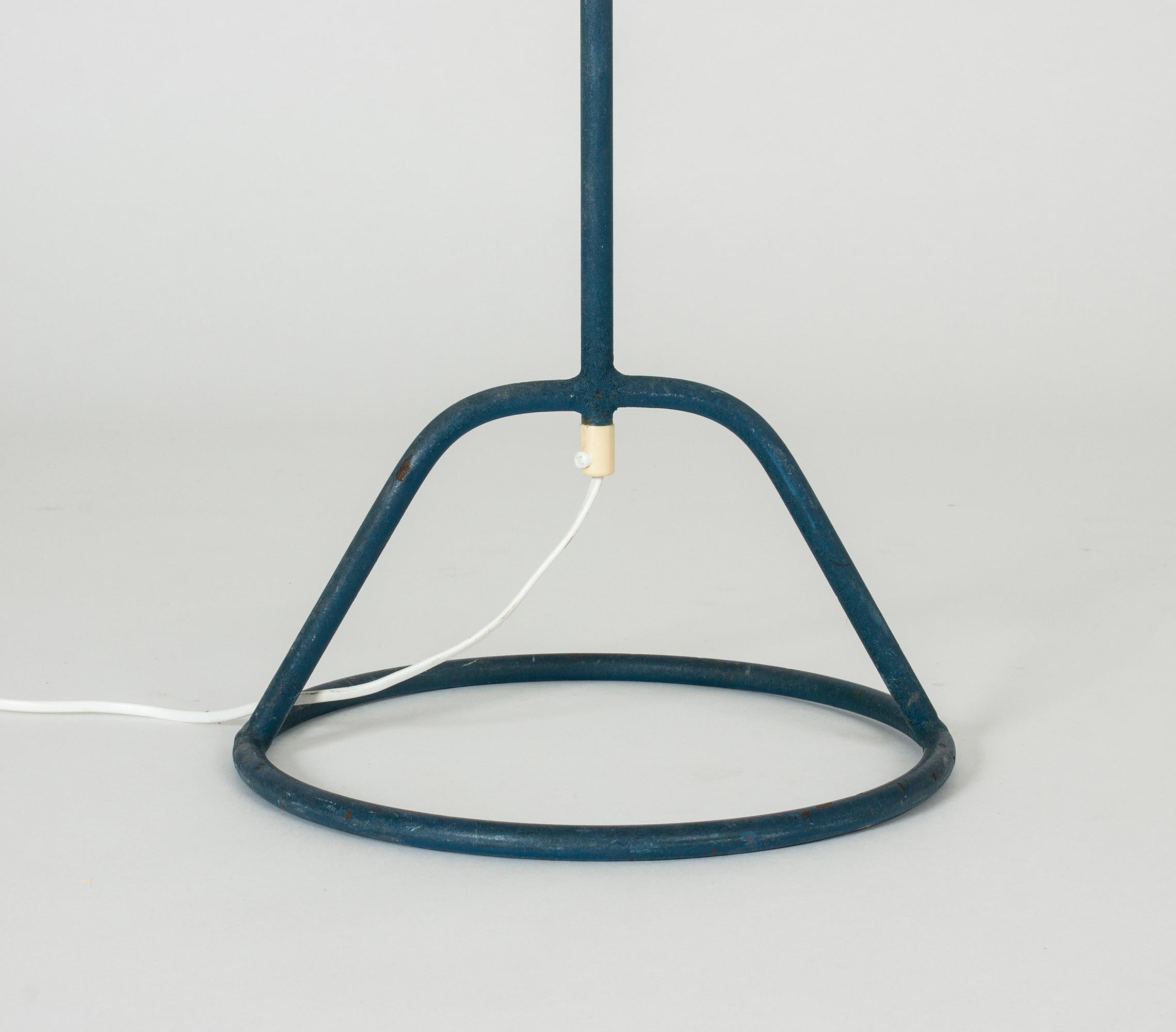 Metal Midcentury metal floor lamp by Bertil Brisborg