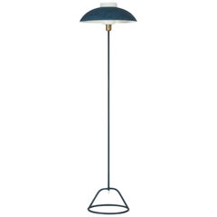 Midcentury metal floor lamp by Bertil Brisborg
