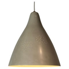 Midcentury Metal Pendant Lamp by Lisa Johansson-Pape, Orno, Finland, 1950s