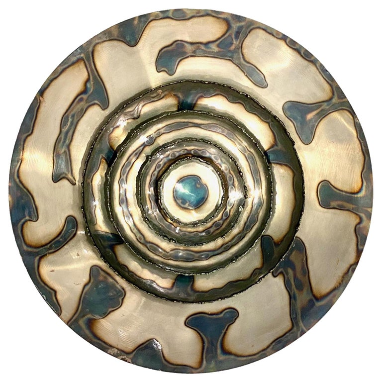 Midcentury Metal Wall Decoration For Sale at 1stDibs